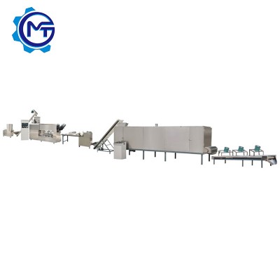 Automatic Food Processing Machine Stainless Steel Fried snack 2D/3D Pellet Production Line