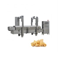 Automatic Industrial Continuous Conveyor fryer Continuous Frying Machine For Namkeen Noodles Fryer Potato Chips Making Machine